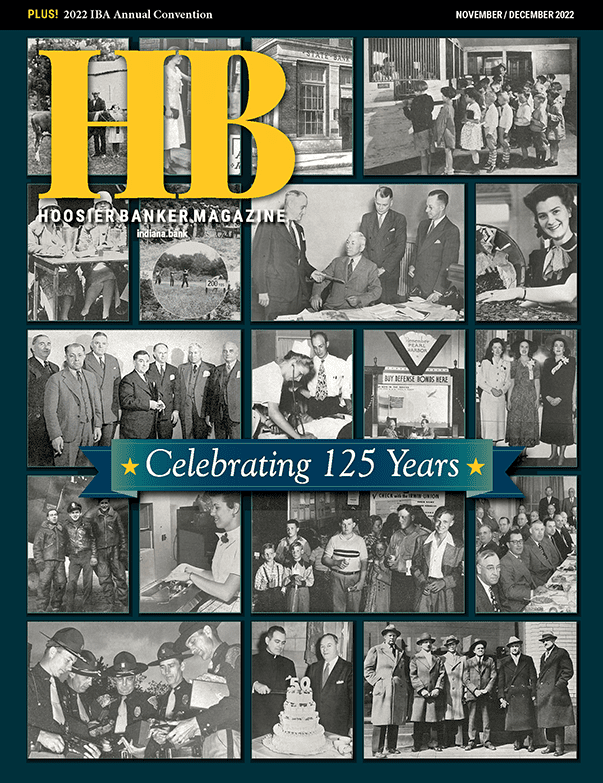 cover of the November/December 2022 issue of Hoosier Banker magazine