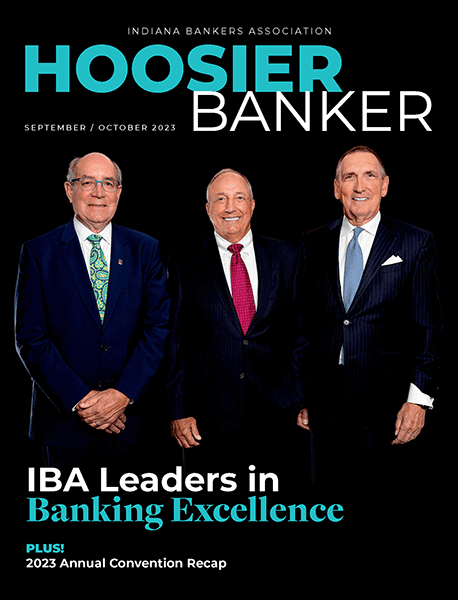 cover of the September/October 2023 issue of Hoosier Banker magazine