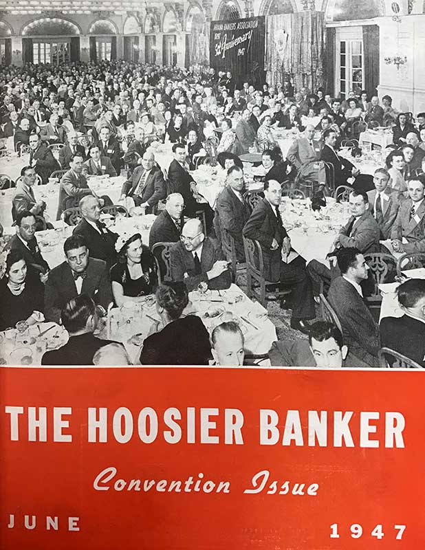 Cover of the June 1947 issue of Hoosier Banker