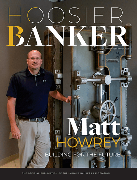 cover of the January/February 2025 issue of Hoosier Banker magazine
