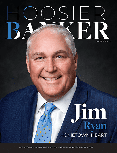 cover of the May/June 2025 issue of Hoosier Banker magazine