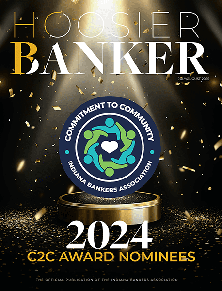 cover of the July/August 2025 issue of Hoosier Banker magazine