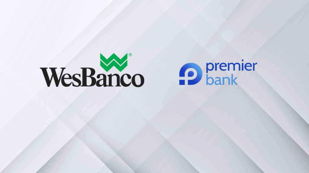 logos for WesBanco Bank and Premier Bank