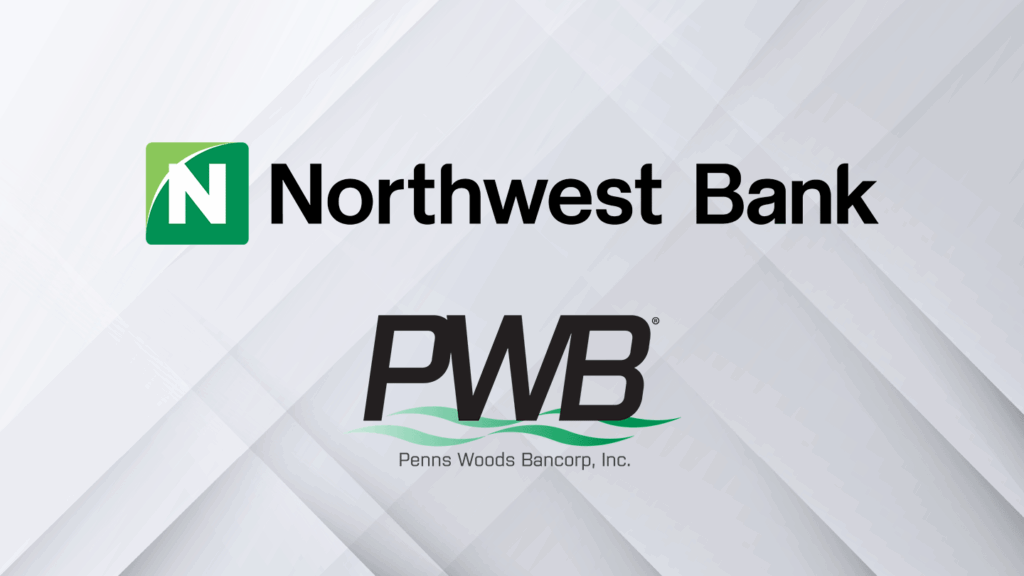 Northwest bank & Penns Woods Bancorp logos