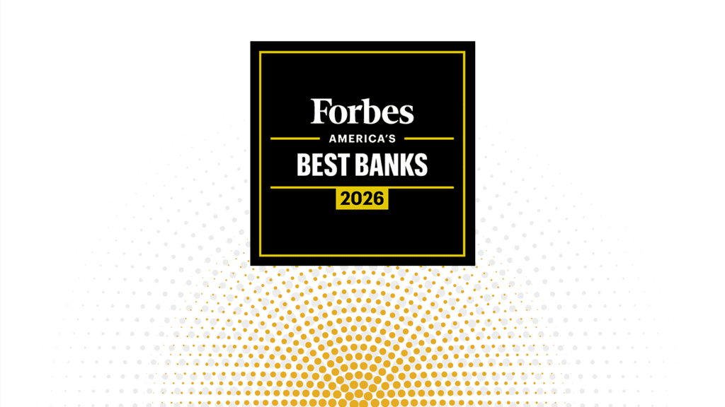 Forbes' America's Best Banks 2026 logo