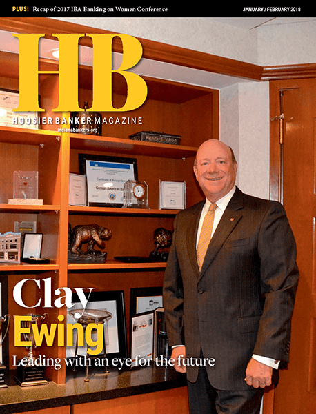 cover of the January/February 2018 issue of Hoosier Banker magazine