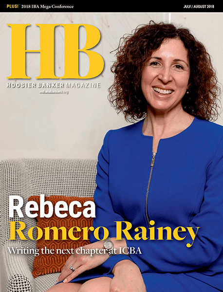 cover of the July/August 2018 issue of Hoosier Banker magazine