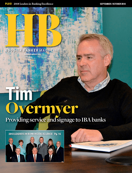 cover of the September/October 2018 issue of Hoosier Banker magazine
