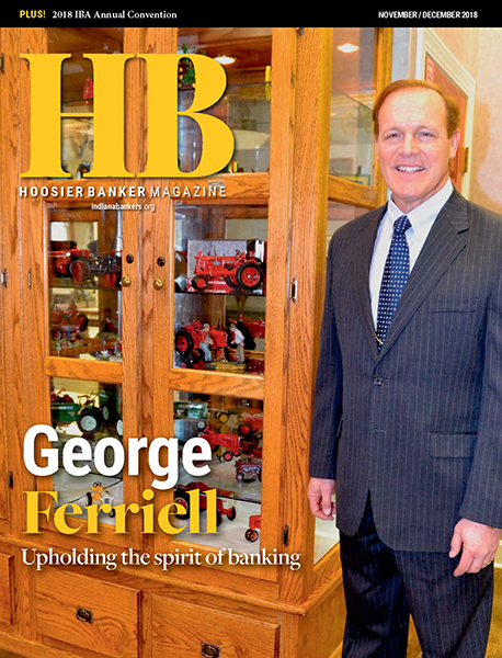 cover of the November/December 2018 issue of Hoosier Banker magazine