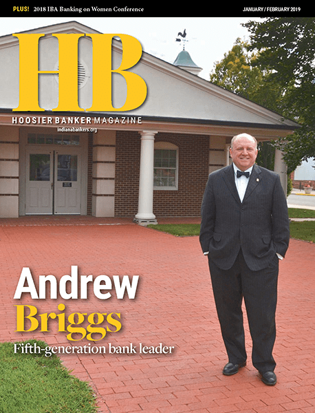 cover of the January/February 2019 issue of Hoosier Banker magazine