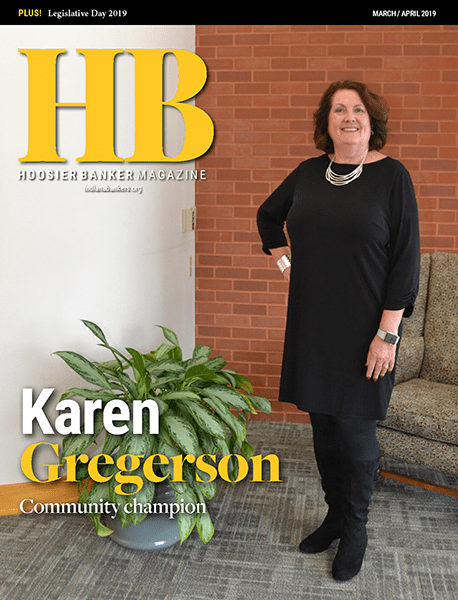 cover of the March/April 2019 issue of Hoosier Banker magazine