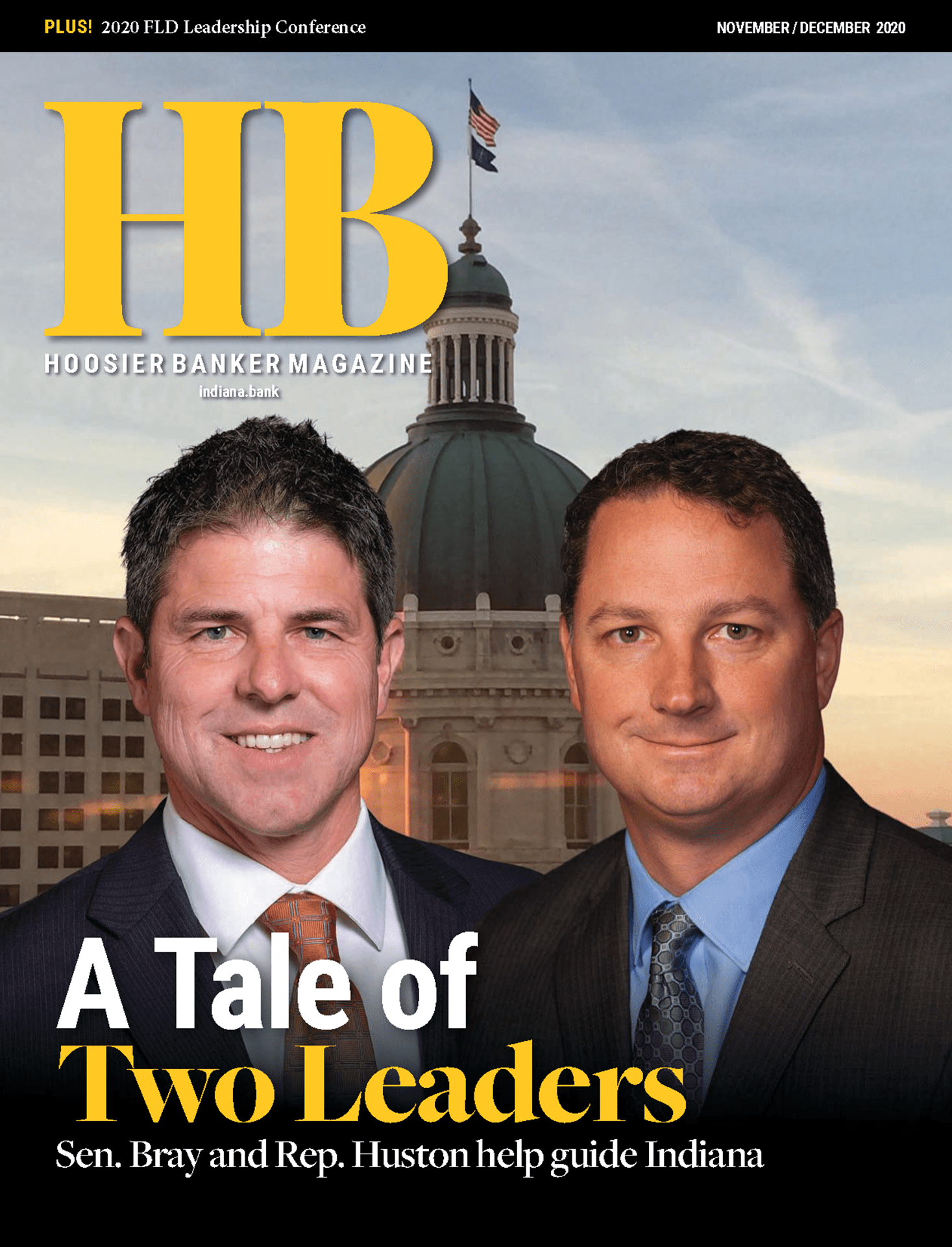 cover of the November/December 2020 issue of Hoosier Banker magazine