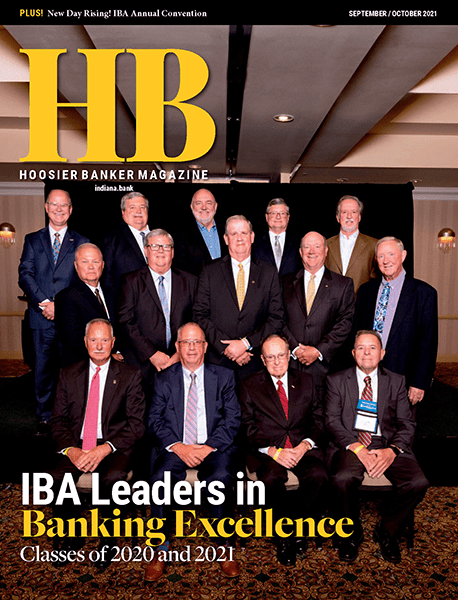 cover of the September/October 2021 issue of Hoosier Banker magazine