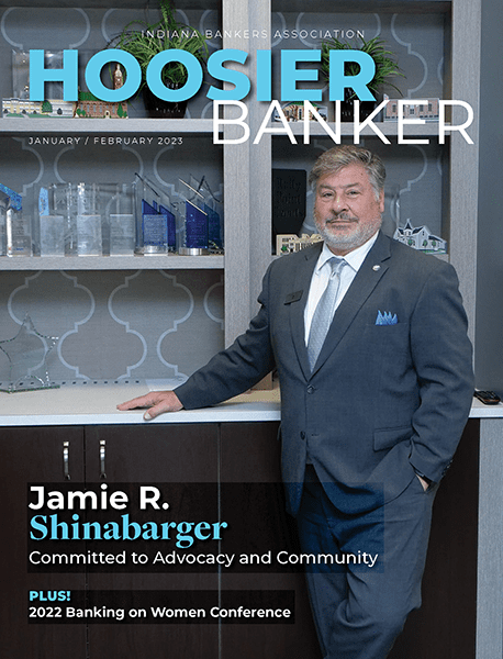 cover of the January/February 2023 issue of Hoosier Banker magazine