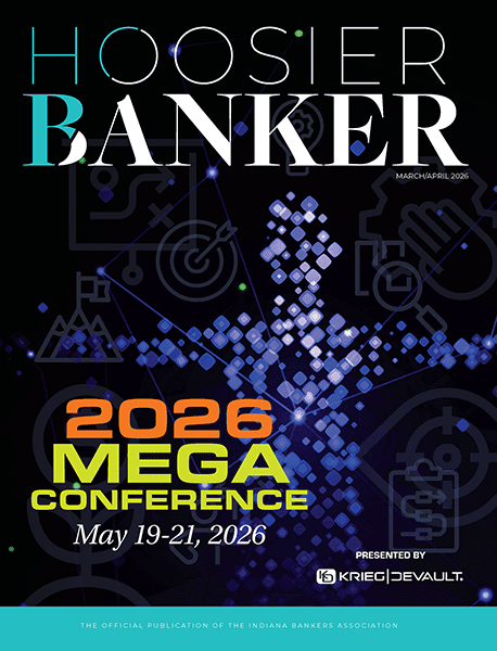 cover of the March/April 2026 issue of Hoosier Banker magazine
