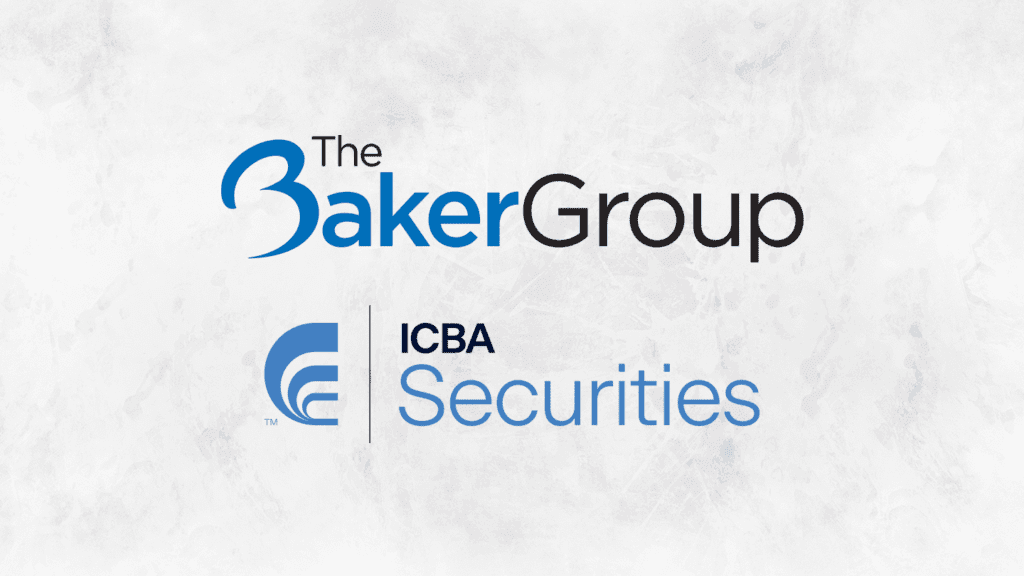 logos for The Baker Group and ICBA Securities