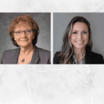 headshots of Karen Von Guten and Ellie Oehrlein