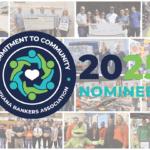 a collage of pictures showing the 2025 Commitment to Community Award nominees