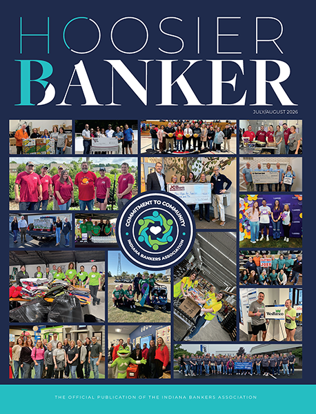 cover of the July/August 2026 issue of Hoosier Banker magazine