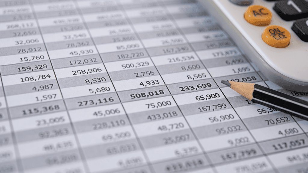 a generic photo of a balance sheet